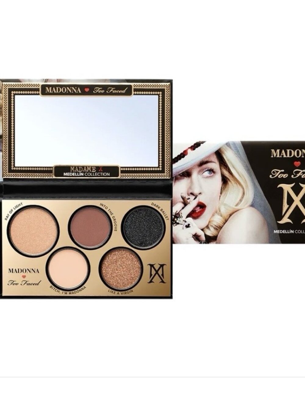 Madonna Loves Too Faced Medellin Collection Eyeshadow Palette NWOB